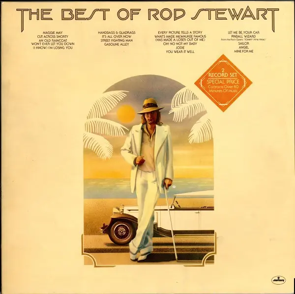 ROD STEWART — THE BEST OF ROD STEWART (2 LP)